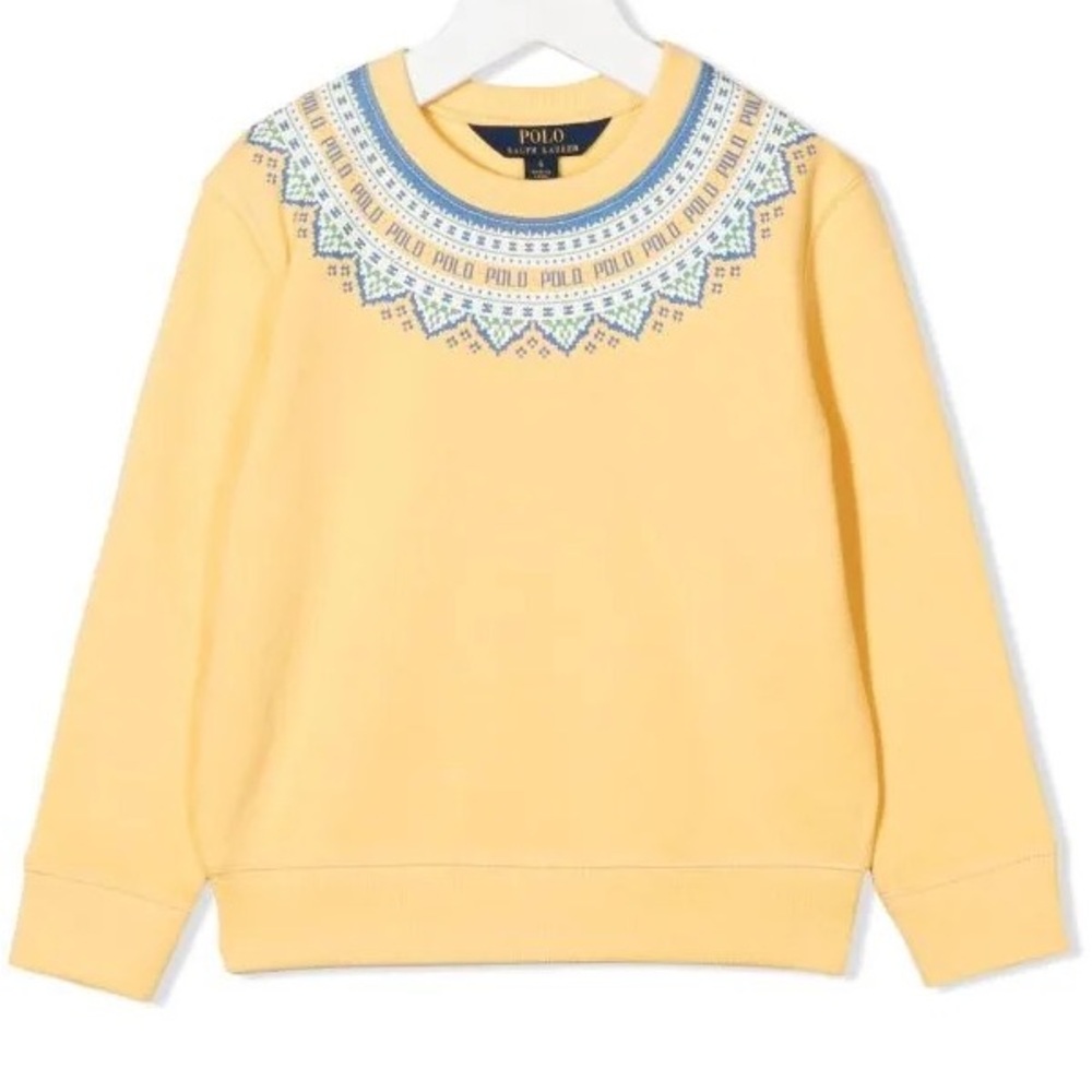 5/50+ FS [6] Ralph Lauren Fair Isle Fleece Sweatshirt